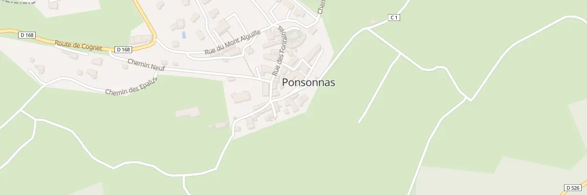Plan du 34 Rue du Pre Nouveau à Ponsonnas