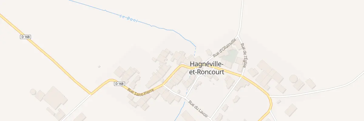 Plan du 21 Rue Saint-pierre à Hagnéville-et-Roncourt