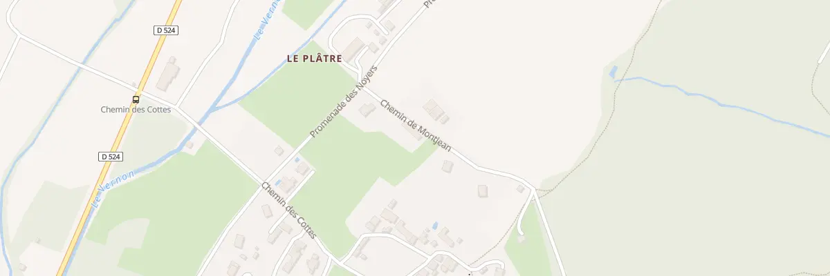 Plan du 72 Che de Montjean à Vaulnaveys-le-Bas