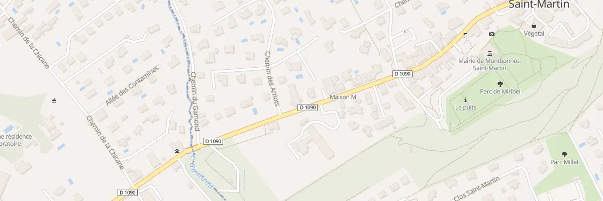 Plan du 171 Rue Général de Gaulle à Montbonnot-Saint-Martin