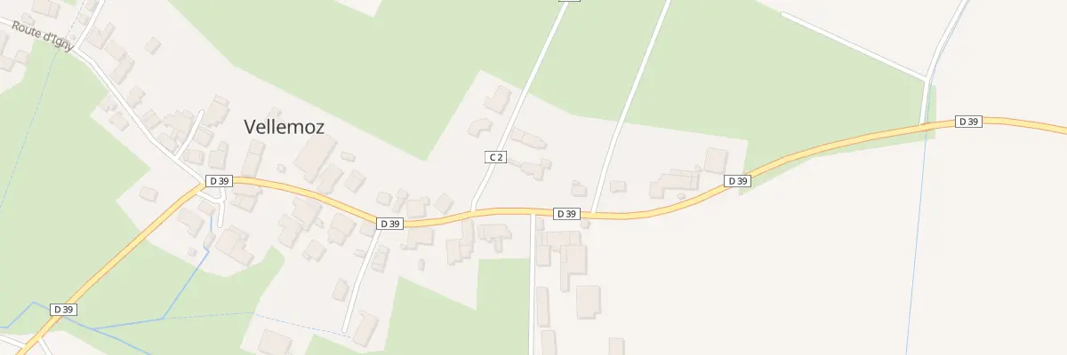 Plan du 2 Rue des Verrières à Vellemoz