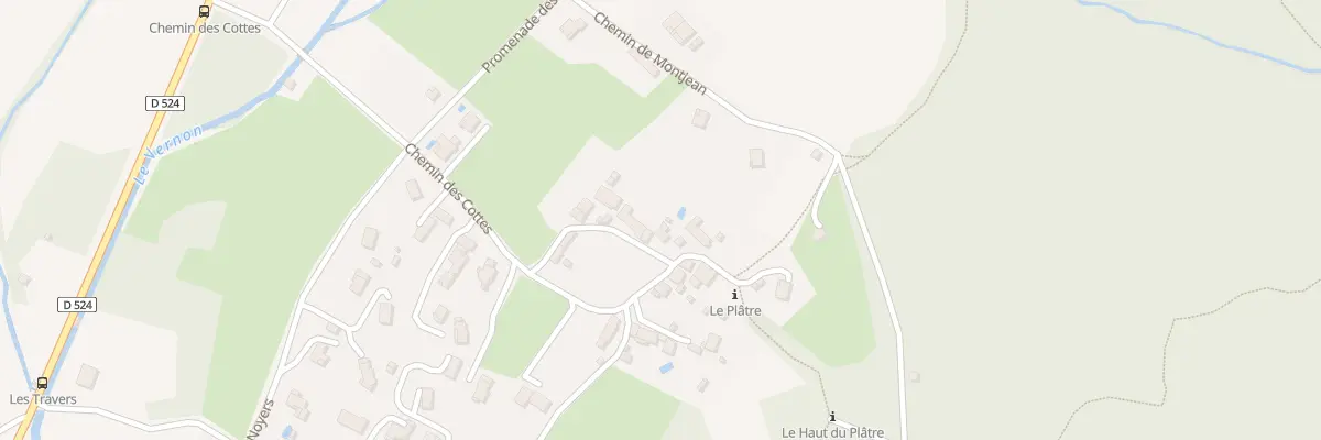 Plan du 103 Che de Pre Gourat à Vaulnaveys-le-Bas