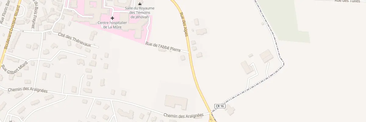 Plan du 66 Rue des Alpes à La Mure