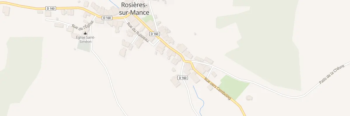 Plan du 32 Grande Rue à Rosières-sur-Mance