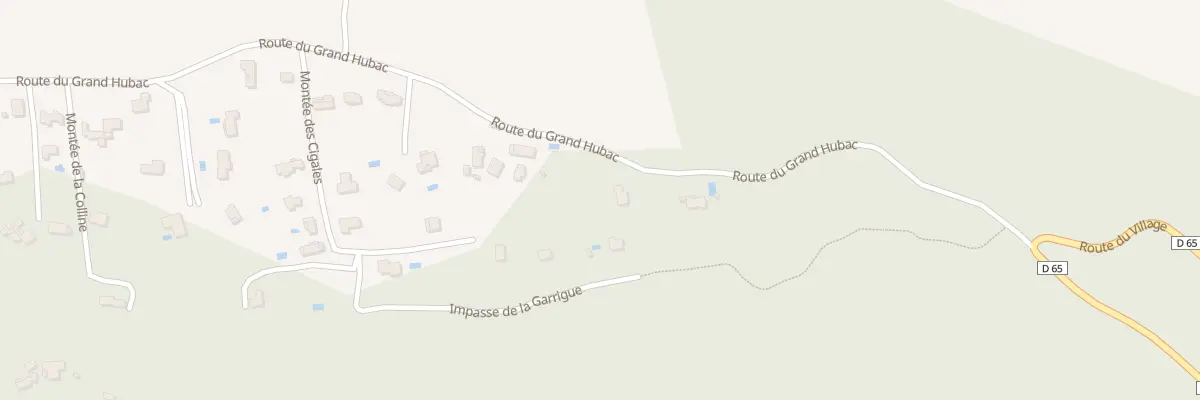 Plan du 409 Rte du Grand Hubac à Artigues