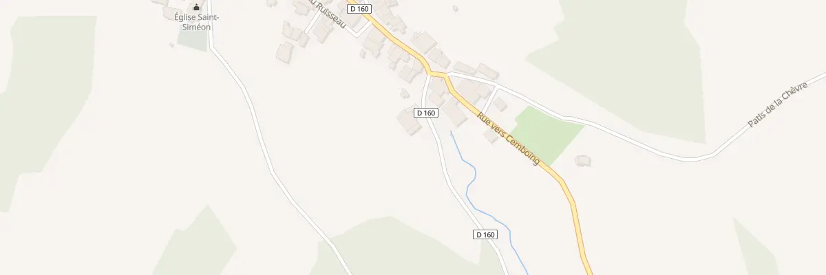 Plan du 5001 Rte de la Corre à Rosières-sur-Mance
