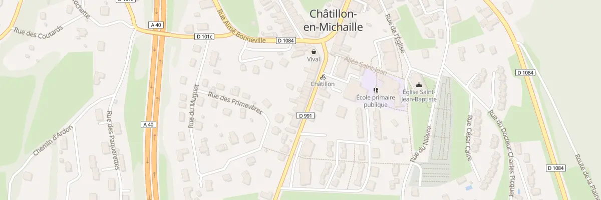 Plan du 106 Rue de la Poste - Chatillon-En à Valserhône