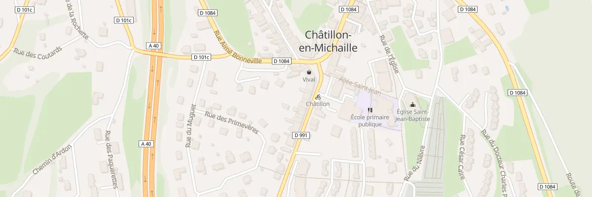 Plan du 72 Rue de la Poste - Chatillon-En à Valserhône