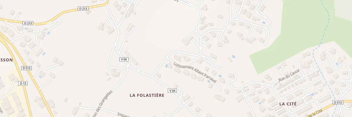 Plan du 1 Lot Albert Parraud à Saint-Maime