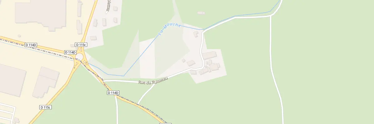 Plan du 245 Rue du Ruisseau à Saint-Honoré