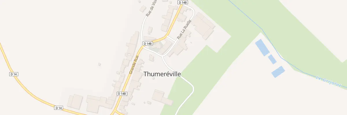 Plan du 1 Rle la Ruelle à Thumeréville