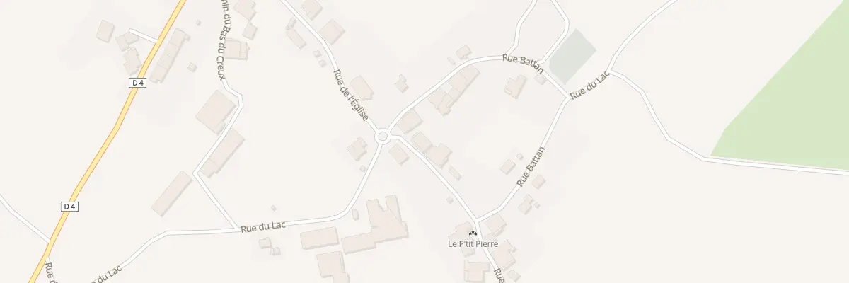 Plan du 2 Rue de Crotenay à Besain