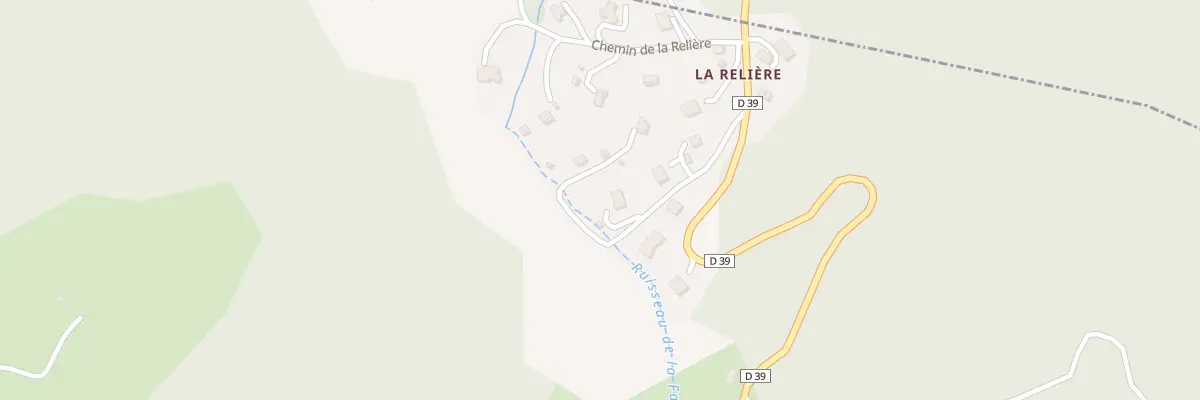 Plan du 126 Che du Sabot orange à Attignat-Oncin
