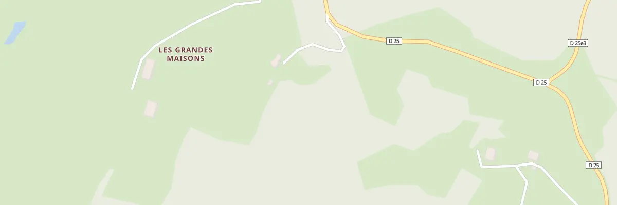 Plan du 5069 Les Grandes Maisons aux Bouchoux