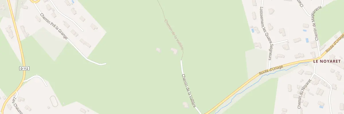 Plan du 181 Che de la Valliere à Herbeys