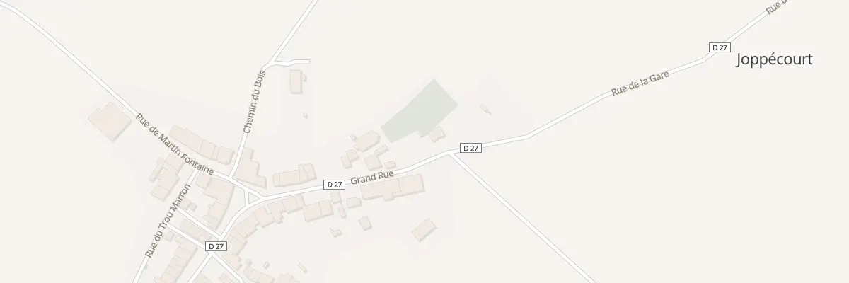 Plan du 34 Gr Grand Rue à Joppécourt