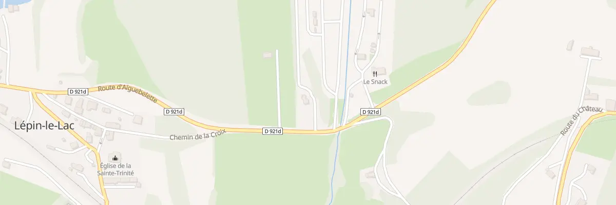 Plan du 2907 Rte d’Aiguebelette à Lépin-le-Lac