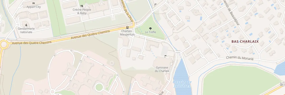 Plan du 9 Che du Monarie à Meylan