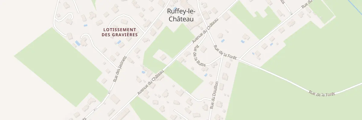 Plan du 24 Av du Château à Ruffey-le-Château