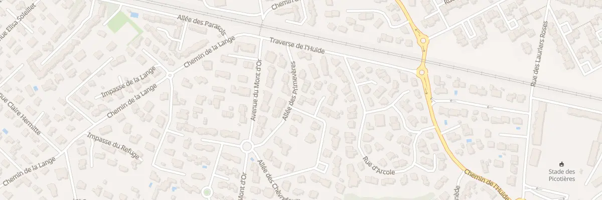 Plan du 15 All des Aubépines à Sanary-sur-Mer