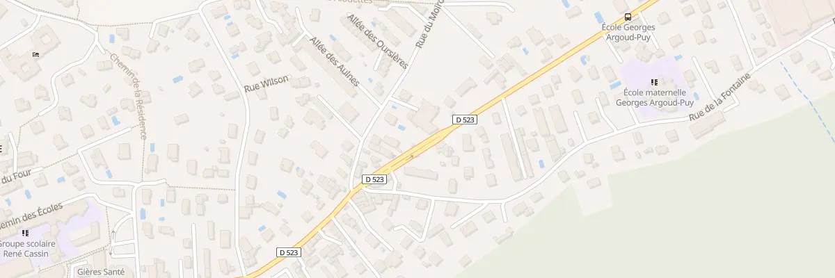 Plan du 11 Rue de la Libération à Gières