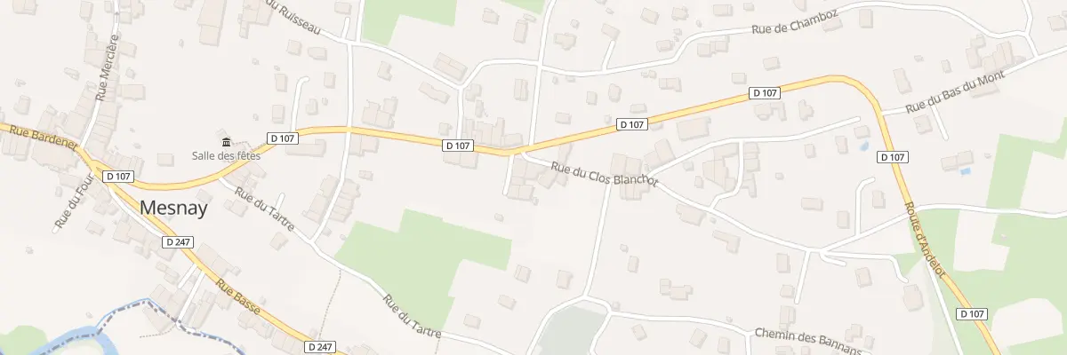 Plan du 4 Rue du Clos Blanchot à Mesnay