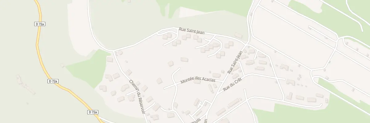 Plan du 13 Mte des Acacias à Injoux-Génissiat
