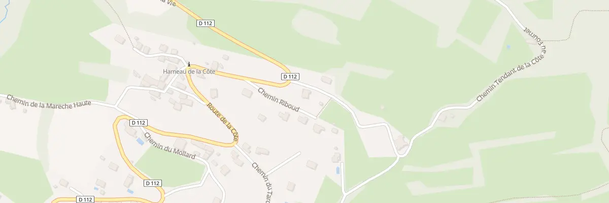 Plan du 2430 Rte de la Côte - Cd 112 à Herbeys