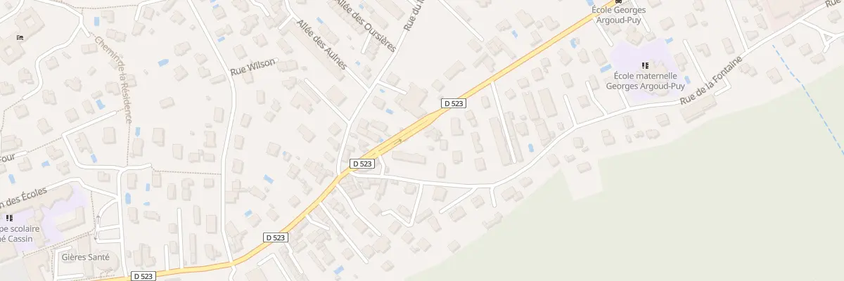Plan du 2 Rue de la Libération à Gières