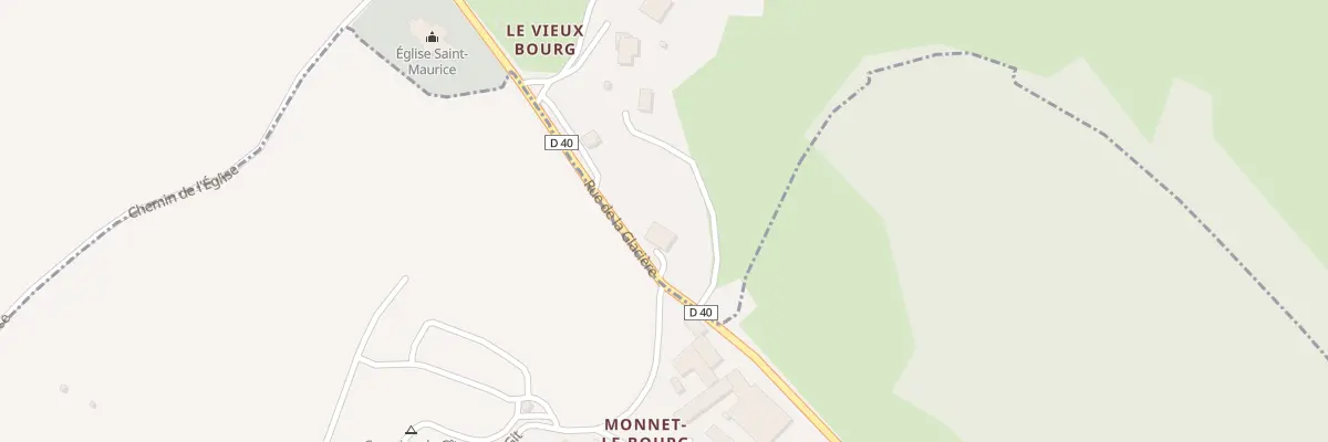 Plan du 9 Rue de la Glaciere à Monnet-la-Ville