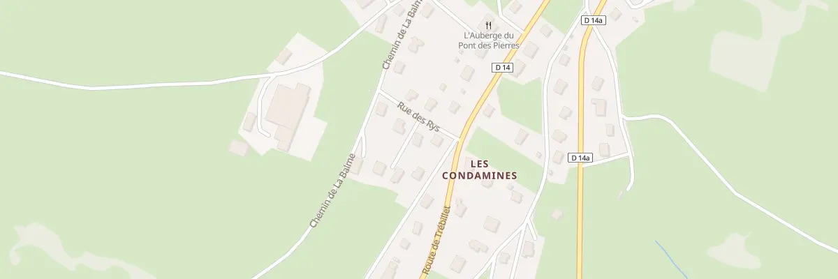 Plan du 35 Rue des Rys à Montanges