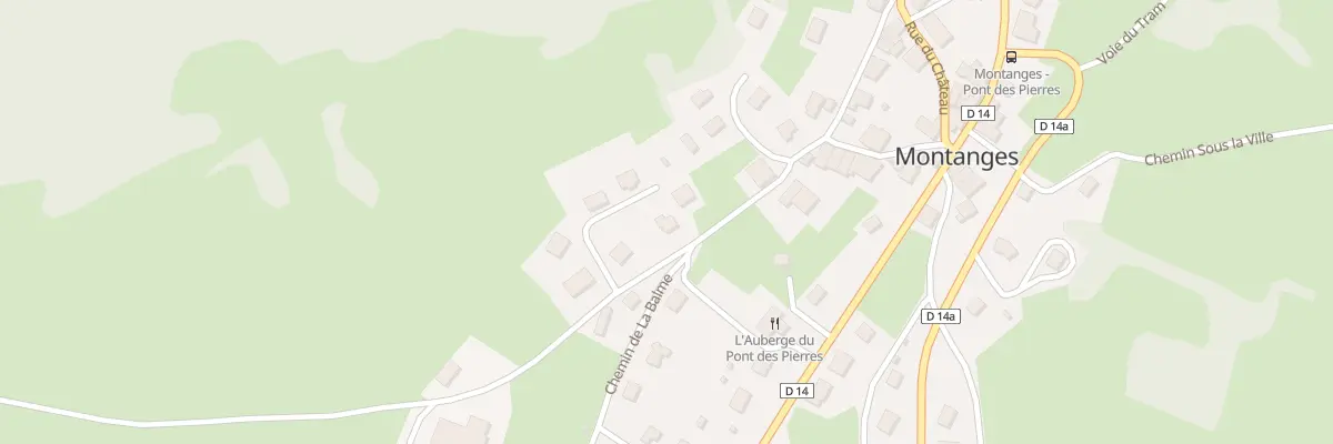 Plan du 248 Rue des Fermes à Montanges