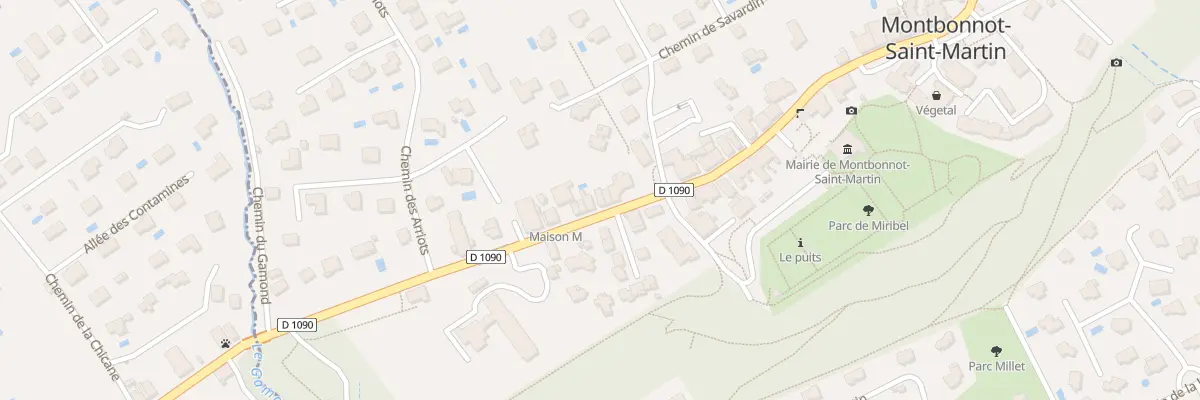 Plan du 303 Rue Général de Gaulle à Montbonnot-Saint-Martin