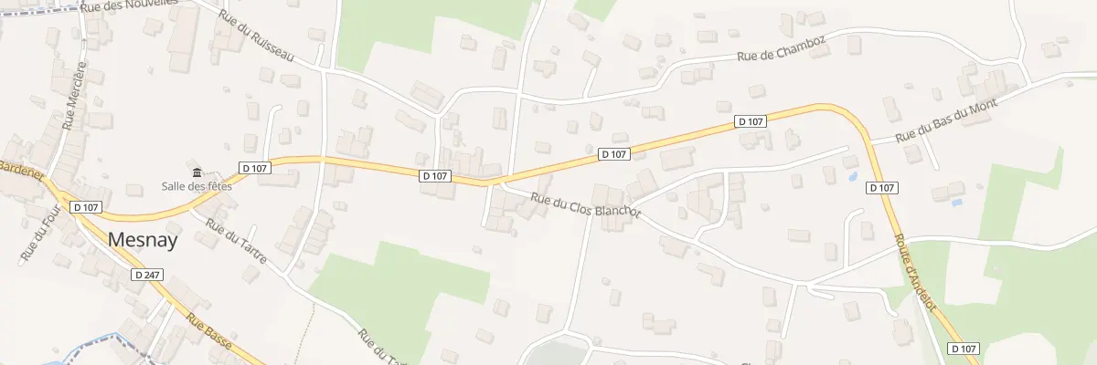 Plan du 1 Rue du Clos Blanchot à Mesnay