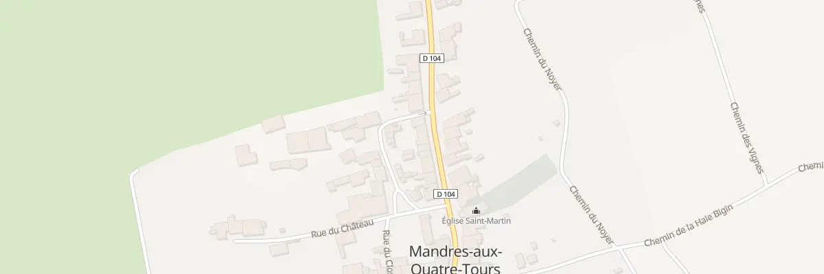 Plan du 15 Rue Saint Martin à Mandres-aux-Quatre-Tours