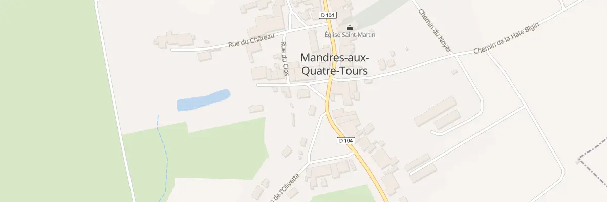 Plan du 1 Rue du Clos à Mandres-aux-Quatre-Tours
