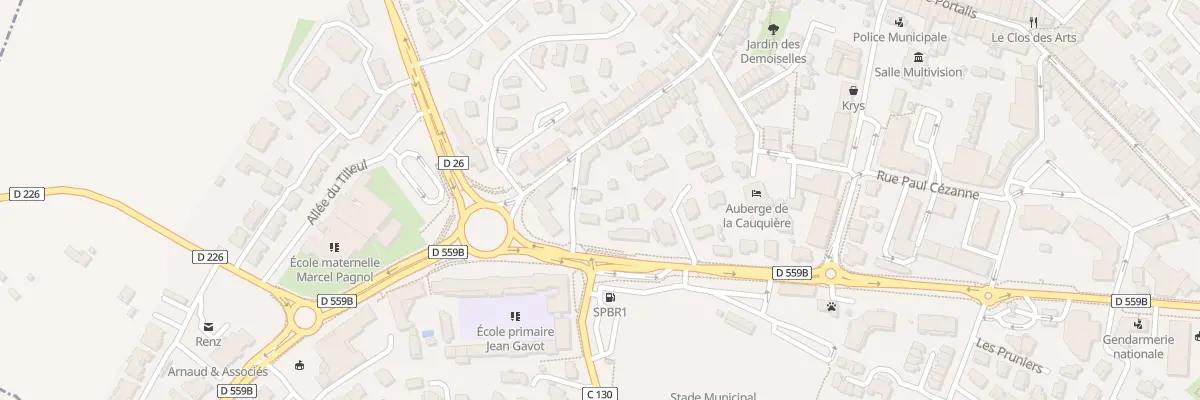 Plan du 2 Rue de Felibrige au Beausset