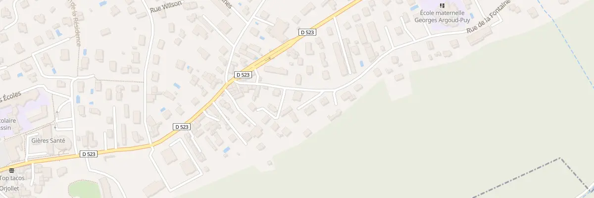 Plan du 14 Rue de la Fontaine à Gières