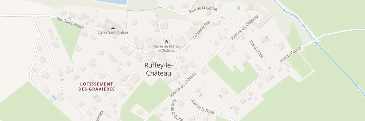 Plan du 4 Pl de la Liberté à Ruffey-le-Château