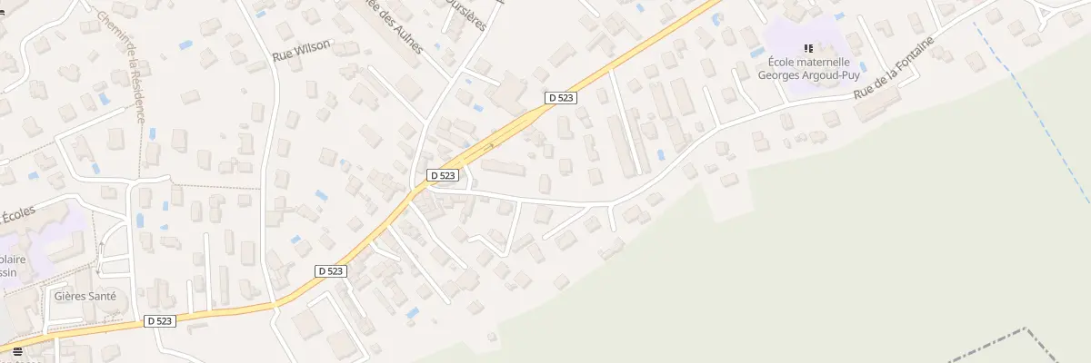 Plan du 9 Rue de la Fontaine à Gières