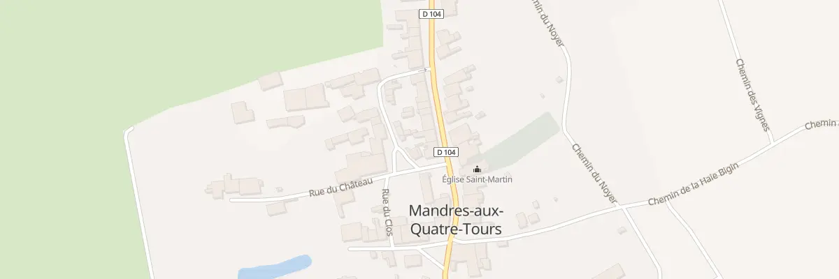Plan du 7 Rue Saint Martin à Mandres-aux-Quatre-Tours