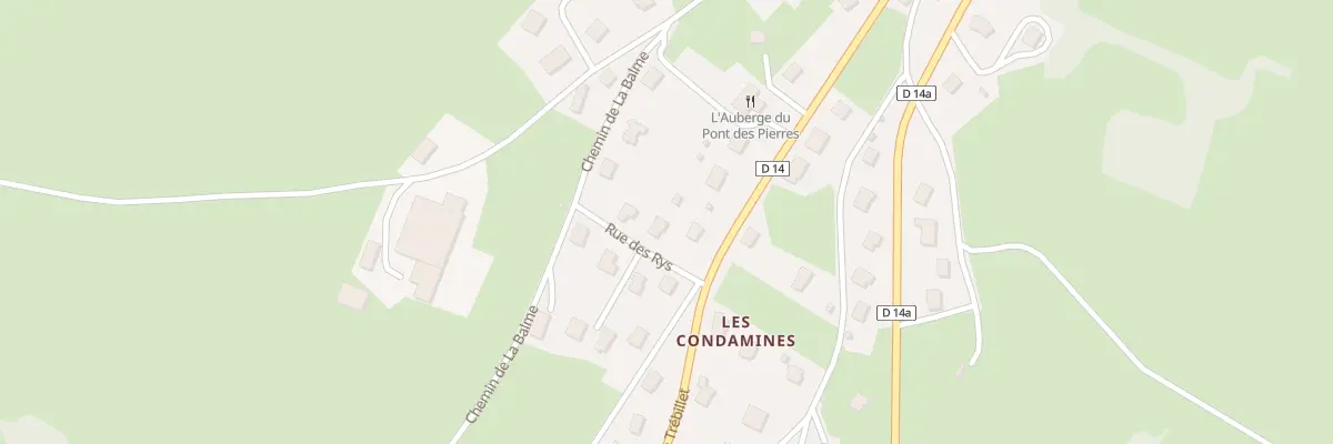 Plan du 42 Rue des Rys à Montanges