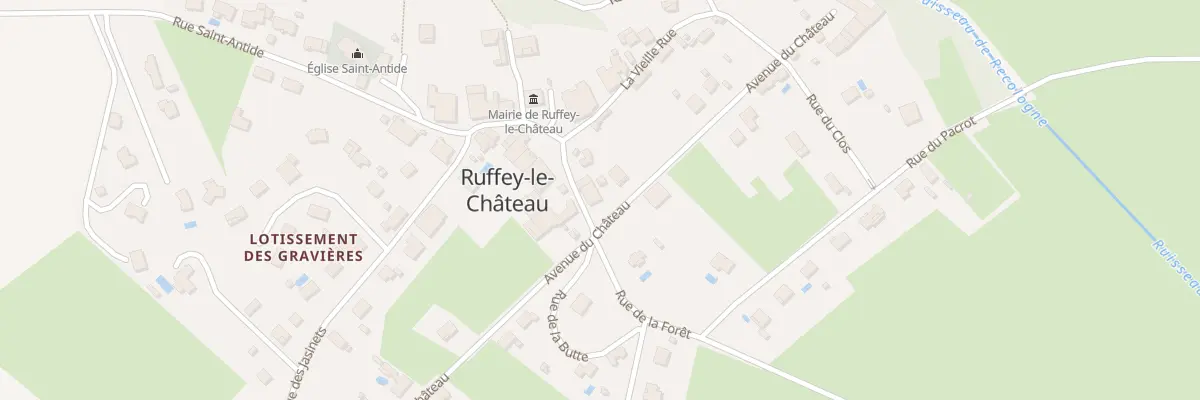 Plan du 27 Av du Château à Ruffey-le-Château