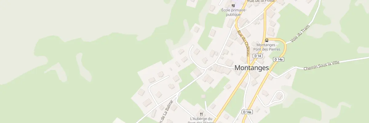 Plan du 45 Che de Tres chez Griot à Montanges