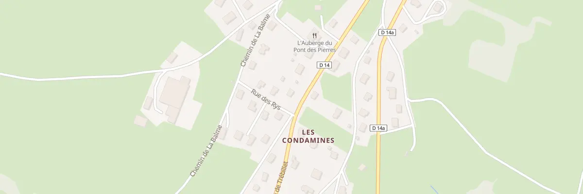 Plan du 10 Rue des Rys à Montanges