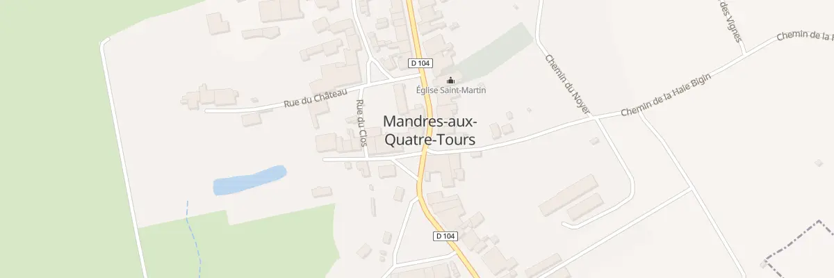 Plan du 1 Rue Saint Martin à Mandres-aux-Quatre-Tours
