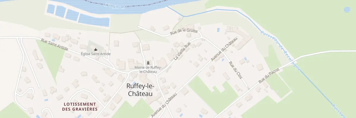Plan du 4 Rue La Vieille Rue à Ruffey-le-Château
