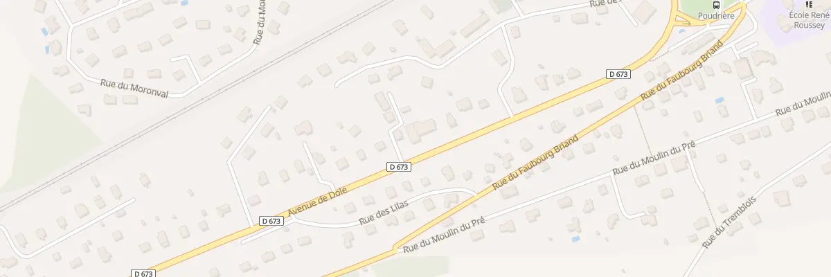Plan de Av de Dole à Saint-Vit