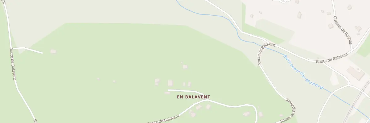 Plan du 6 Ham de en Balavent à Injoux-Génissiat