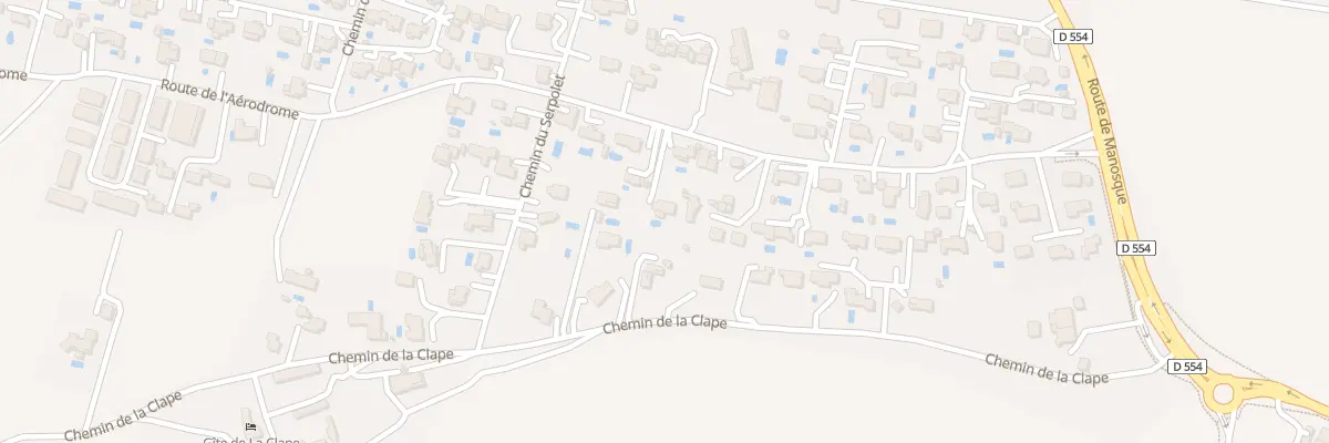 Plan du 6783 Rte de l’Aérodrome à Vinon-sur-Verdon
